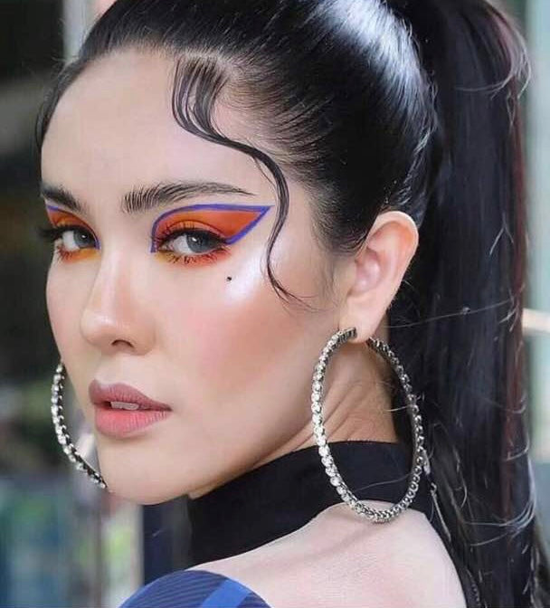 Rhinestone Hoop Earrings
