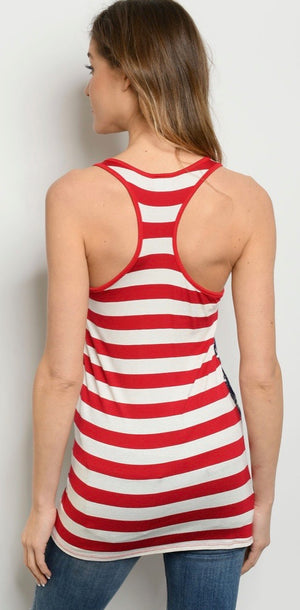 American Woman Racerback Tank